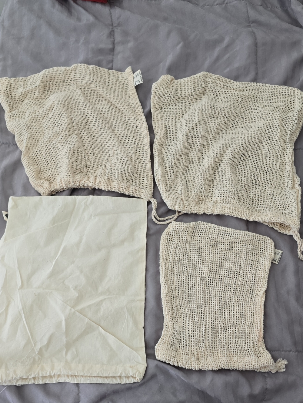 8/28 Sustainable Grocery Bags Set of 4